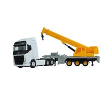 Caminhão Volvo FH Guindaste 1:64 Welly Branco