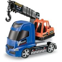 Caminhão WORK TRUCK com Guindaste 30 CM Caminhão WORK TRUCK com Guindaste 30 CM