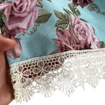 Caminho De Mesa 1 Metro floral Azul