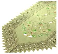 Caminho de Mesa 40x180cm Rendado Cancun Jolitex Caminho de Mesa 40x180cm Rendado Cancun Jolitex