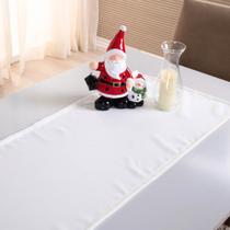 Caminho de Mesa Basic Liso 1 Peça 1,30m x 40cm Decorativo Tecido Oxford - Palha - 100% Poliéster