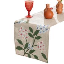 Caminho De Mesa Bordado Em Linho México Floral 90 Cm Jolitex Caminho De Mesa Bordado Em Linho México Floral 90 Cm Jolitex
