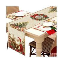 Caminho De Mesa De Natal Decoração Para Casa Decoração De Mesa De Natal 2025 Ornamento De Natal