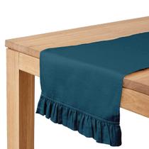Caminho de Mesa Decorativo Azul-Petróleo para Festas, Casamentos e Feriados - Vargottam Caminho de Mesa Decorativo Azul-Petróleo para Festas, Casamentos e Feriados - Vargottam