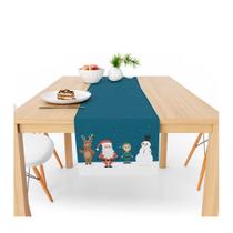Caminho De Mesa Decorativo Natalino 170x40cm 100% Poliéster