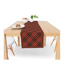 Caminho De Mesa Decorativo Natalino 170x40cm 100% Poliéster