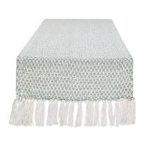 Caminho de Mesa DII 100% Algodão Tricô 38x274 cm Jadeíta Caminho de Mesa DII 100% Algodão Tricô 38x274 cm Jadeíta