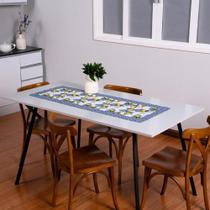 Caminho de Mesa Estampado Alegra 1,25m x 43cm 100% Poliéster - IbiBordadosEnxovais Caminho de Mesa Estampado Alegra 1,25m x 43cm 100% Poliéster - IbiBordadosEnxovais