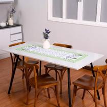 Caminho de Mesa Estampado Alegra 1,25m x 43cm 100% Poliéster - IbiBordadosEnxovais Caminho de Mesa Estampado Alegra 1,25m x 43cm 100% Poliéster - IbiBordadosEnxovais
