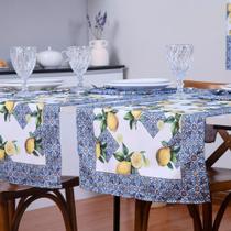 Caminho De Mesa Estampado Allegra 1 Peça 1,25m X 43cm 100% Poliéster - Limão Caminho De Mesa Estampado Allegra 1 Peça 1,25m X 43cm 100% Poliéster - Limão