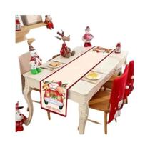 Caminho De Mesa Feliz Natal 2024 Decorações Para Casa Natalino Feliz Ano Novo 2025