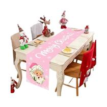 Caminho De Mesa Feliz Natal Papai Noel Decoração De Festa De Natal Para Casa Celebração De Ano Novo