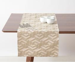 Caminho de mesa impermeável 1,60x0,40m Nice bege