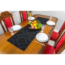 Caminho de mesa jacquard natal 1,40m x 40cm adamascado diversas cores