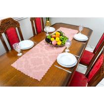 Caminho de mesa jacquard natal 1,40m x 40cm adamascado diversas cores