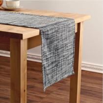 Caminho de Mesa Jacquard Nice 43x220cm Preto Caminho de Mesa Jacquard Nice 43x220cm Preto