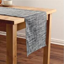 Caminho de Mesa Jacquard Nice Preto