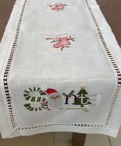 Caminho de Mesa Natal Bordado 45 x 1,80 Multi Trade