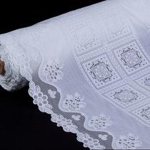 Caminho de Mesa Renda Branca Bege Pvc - 1 Metro x 0,50Cm Decoração Cozinha