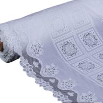 Caminho De Mesa Renda Pvc Plástico - Caridade Branco