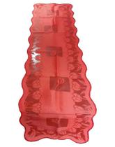 Caminho De Mesa Renda Suzigan Tulipas Vermelho 1,50M X 40Cm Caminho De Mesa Renda Suzigan Tulipas Vermelho 1,50M X 40Cm