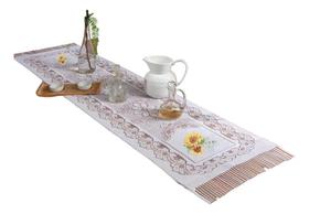 Caminho De Mesa Rendada Estampada 0,40Cm Girassol Caminho De Mesa Rendada Estampada 0,40Cm Girassol