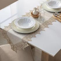 Caminho de Mesa Rendado Arizona Linha Luxo 40cm x 1,80m - Jolitex