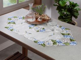 Caminho de Mesa Rendado Atenas 40x150cm Jolitex Caminho de Mesa Rendado Atenas 40x150cm Jolitex