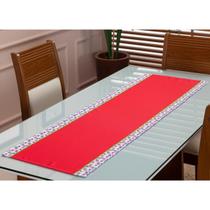 Caminho De Mesa Retangular 1,35M X 0,45M Estampado Melância Caminho De Mesa Retangular 1,35M X 0,45M Estampado Melância