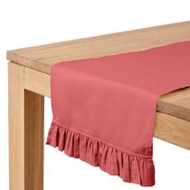 Caminho de Mesa Rosa Salmão para Decoração de Festas, Casamentos e Feriados - Vargottam Caminho de Mesa Rosa Salmão para Decoração de Festas, Casamentos e Feriados - Vargottam