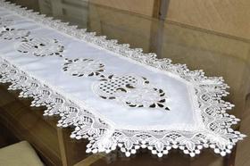 Caminho de Mesa Toulouse Branco - 1,80 m