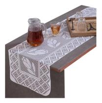 Caminho de Mesa Trilho Em Renda Tulipa 40x150cm