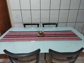 Caminho De Mesa Trilho Listrado Elegante Mesa Posta Dia Mães - PASSAMANI STORE