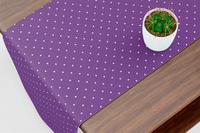 Caminho De Mesa Trilho Mini Poá Roxo