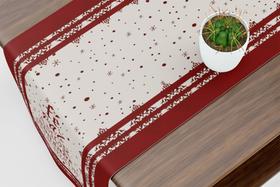 Caminho De Mesa Trilho Natal Vermelho Palavras