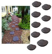 Caminho Ecológico Para Jardim Pisante Plástico Kit 25 marrom