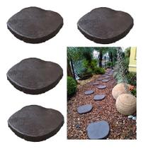 Caminho Eucalipto Marrom Horta Jardim Gramado Plástico Kit10 Caminho Eucalipto Marrom Horta Jardim Gramado Plástico Kit10