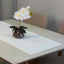 Caminho Trilho de Mesa Basic 130x40cm Liso Tecido Oxford