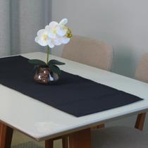 Caminho Trilho de Mesa Basic 130x40cm Liso Tecido Oxford