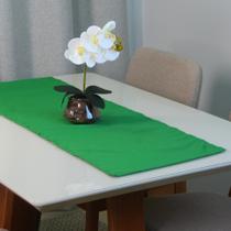 Caminho Trilho de Mesa Basic 130x40cm Liso Tecido Oxford
