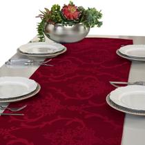 Caminho Trilho De Mesa Decorativo Jacquard 1,40m X 0,40m