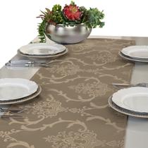 Caminho Trilho De Mesa Decorativo Jacquard 1,80m X 0,40m