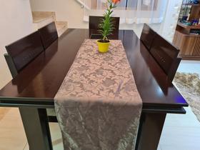 Caminho Trilho De Mesa Tecido Jacquard 1,40x0,40 Decoração