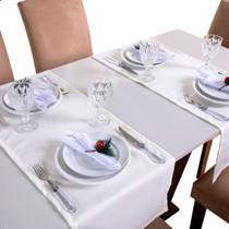Caminho Trilho Passadeira de Mesa 1,30mx40cm Decorativo Tecido Oxford Premium Basic