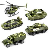 Caminhões de brinquedo militares Diecast, pacote com 5, escala 1:64 para crianças de 3 a 8 anos