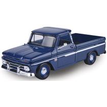 Caminhonete Chevy Coleção Miniatura Antiga C10 1966 1/24 Metal