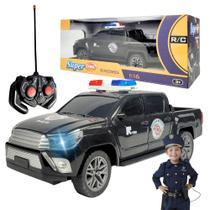 Caminhonete Controle Remoto Menino Hilux Policia Civil Rota