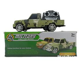 Caminhonete Controle Remoto Militar Exército Brinquedo - TOY KING ( VERDE)