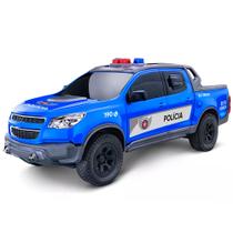 Caminhonete da Polícia Azul Roda Livre Pick-up Realista PM Rio de Janeiro