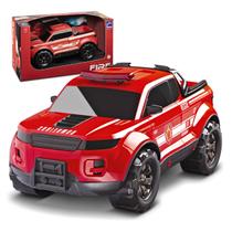 Caminhonete Pick-Up Resgate Bombeiro Force Fire Brinquedo Carrinho Infantil Caminhonete Pick-Up Resgate Bombeiro Force Fire Brinquedo Carrinho Infantil